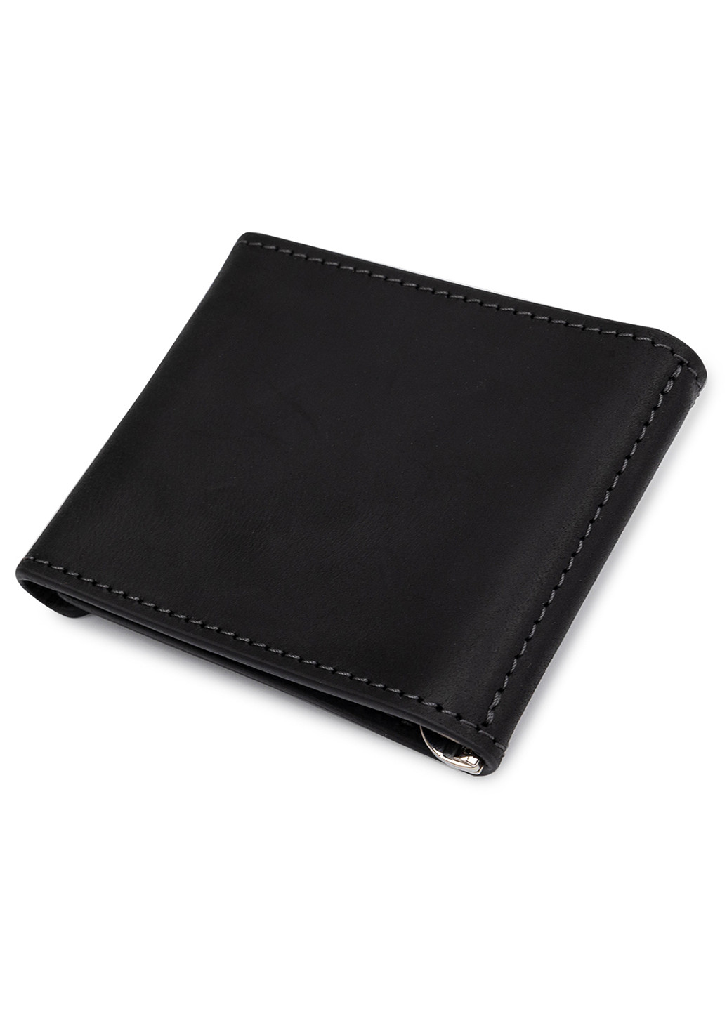 Чоловік шкіряний затиск для грошей 10х8х1,5 см Grande Pelle (250097190)