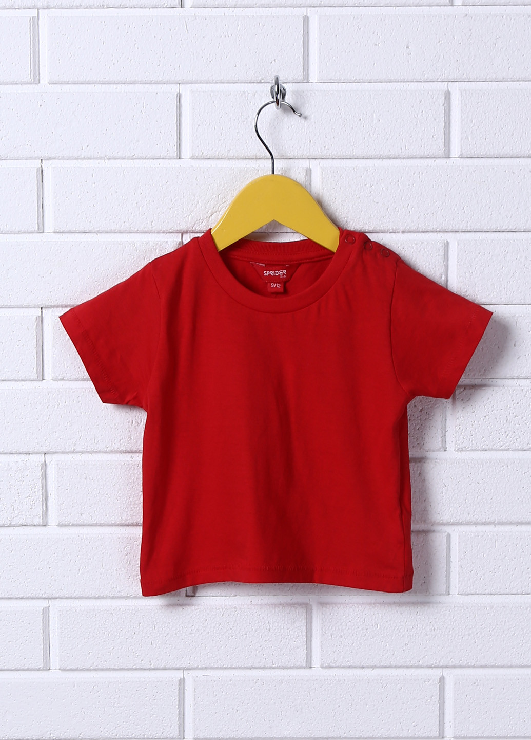 Червона літня футболка з коротким рукавом Sprider