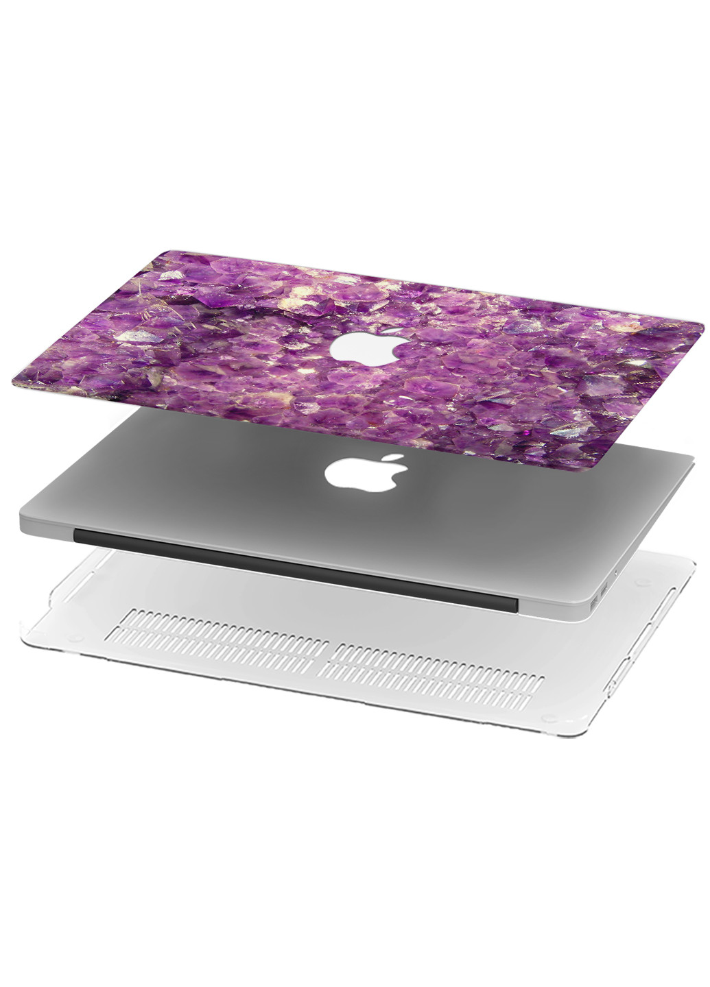 Чехол пластиковый для Apple MacBook Pro Retina 15 A1398 Розовый Аметист (Pink Amethyst) (6353-1906) MobiPrint (218539593)