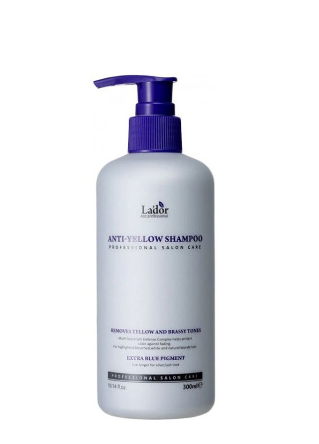 Шампунь корейский La'dor Anti Yellow Shampoo против желтизны волос, 300 мл LADOR 8809500815334 (242806912)