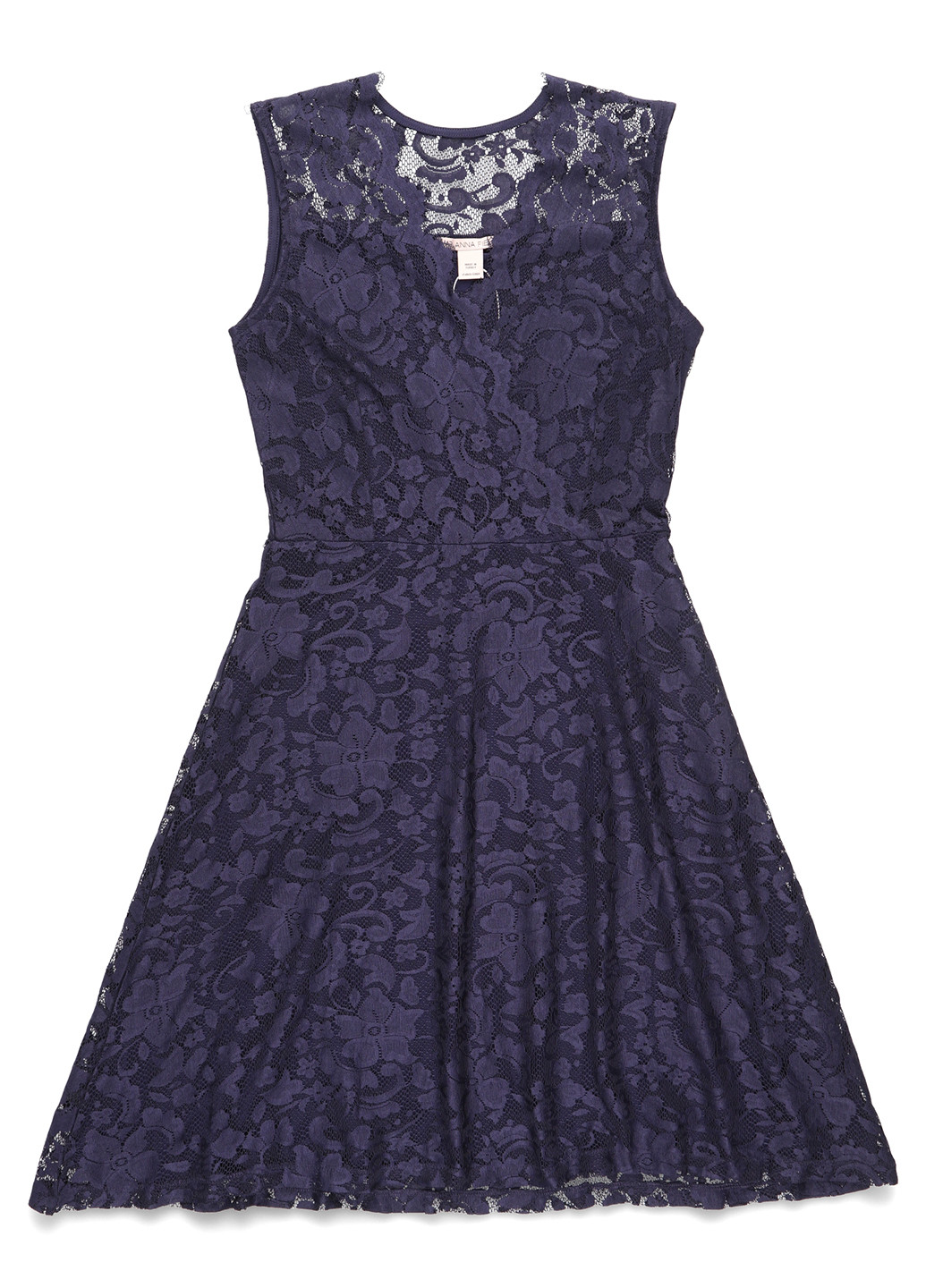 Темно-синее кэжуал, коктейльное платье клеш Anna Field однотонное