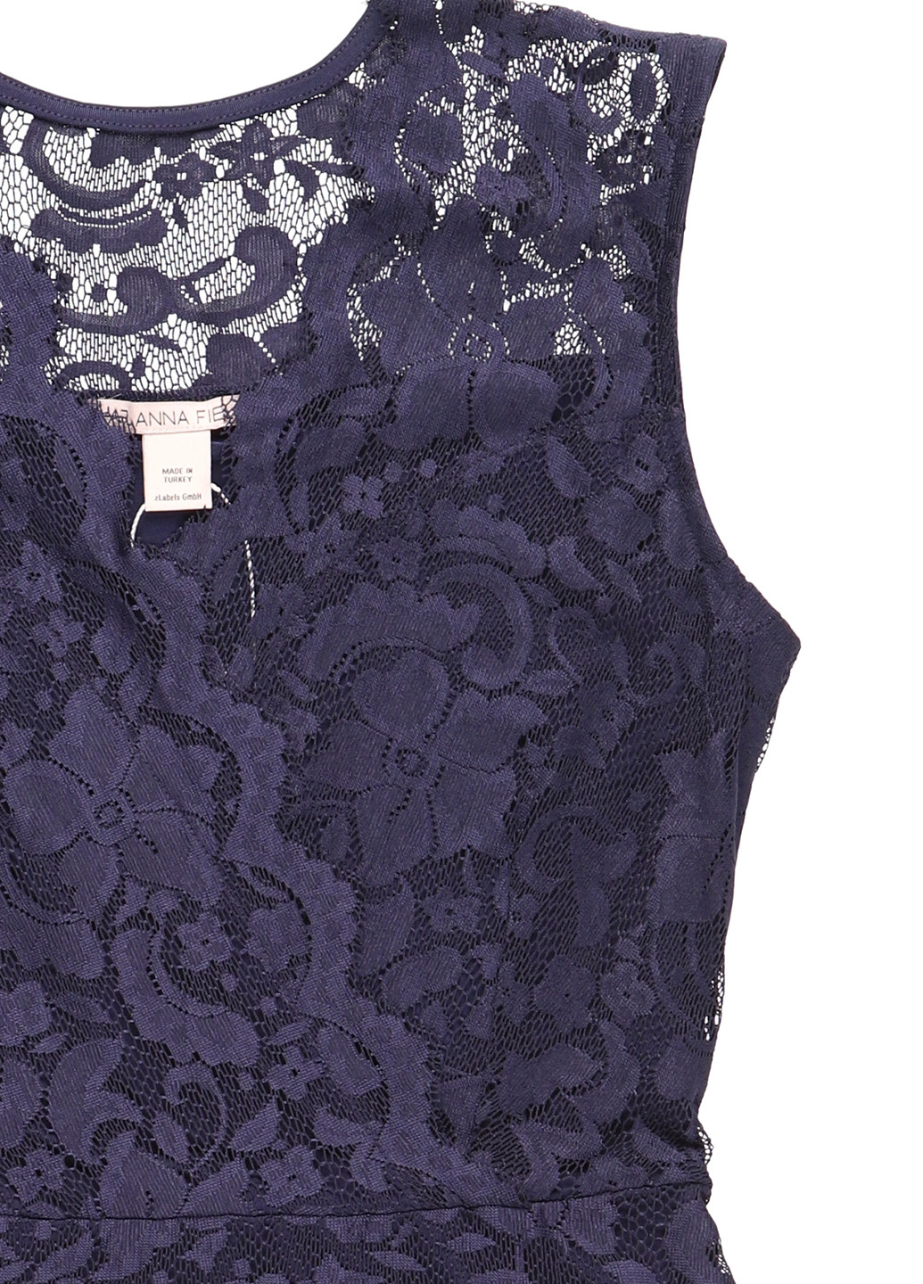 Темно-синее кэжуал, коктейльное платье клеш Anna Field однотонное