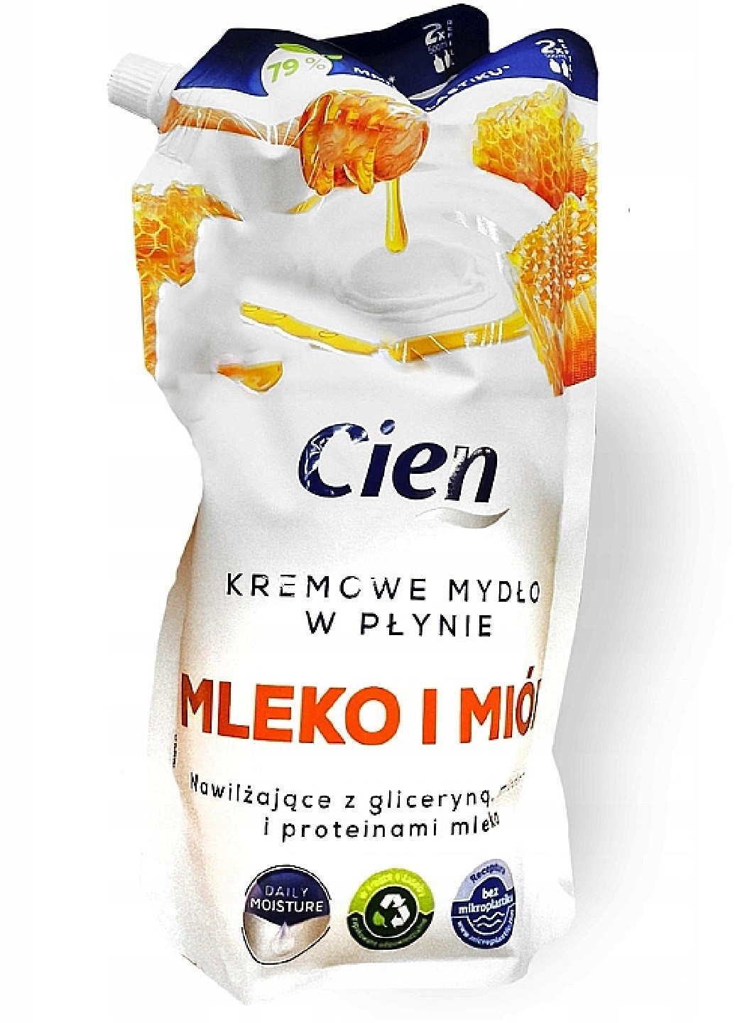 Жидкое мыло Молоко и мед 1л (запаска) Cien (255739707)