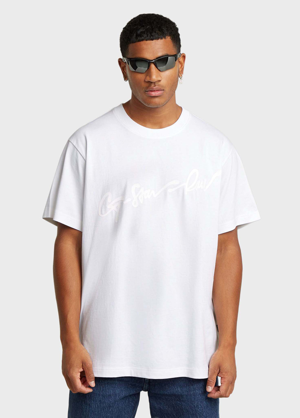 Белая футболка G-Star Raw