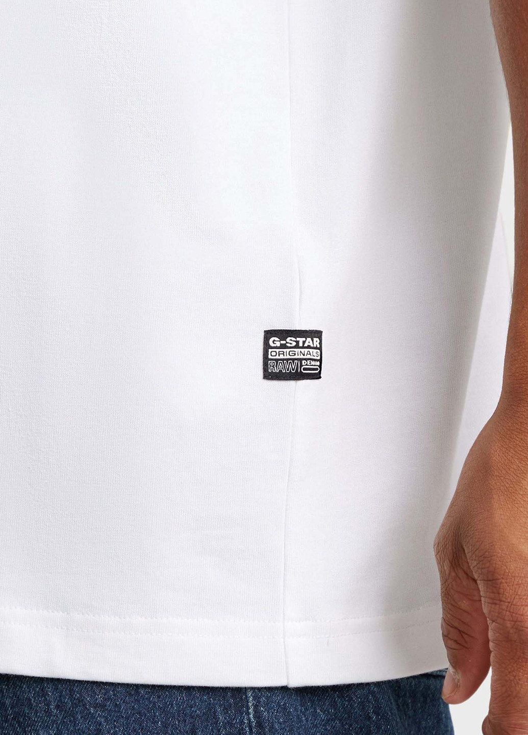 Белая футболка G-Star Raw