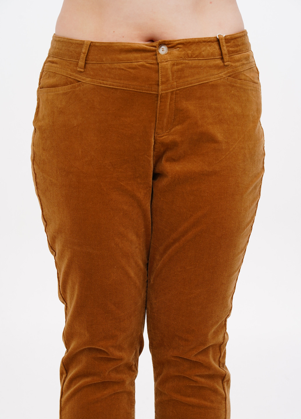 Коричневые кэжуал демисезонные прямые брюки S.Oliver