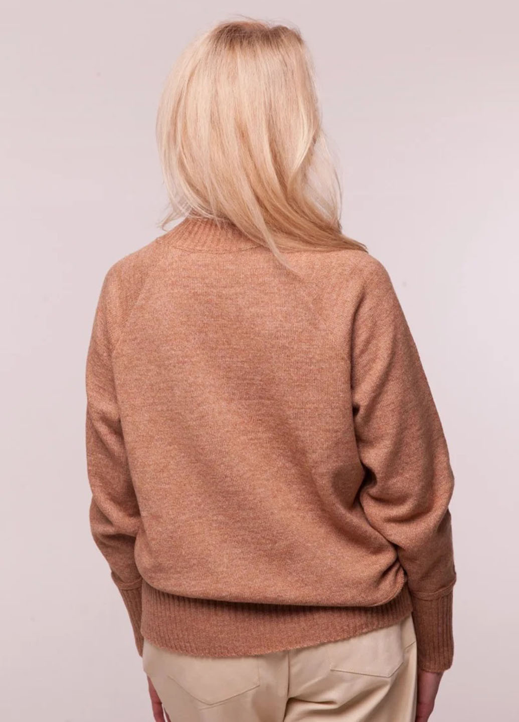 Светло-коричневый демисезонный джемпер джемпер Fashion