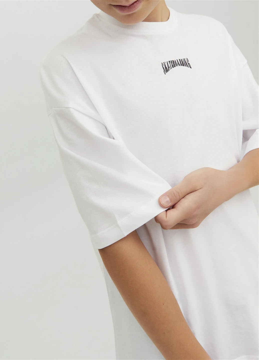 Біла літня футболка Jack & Jones