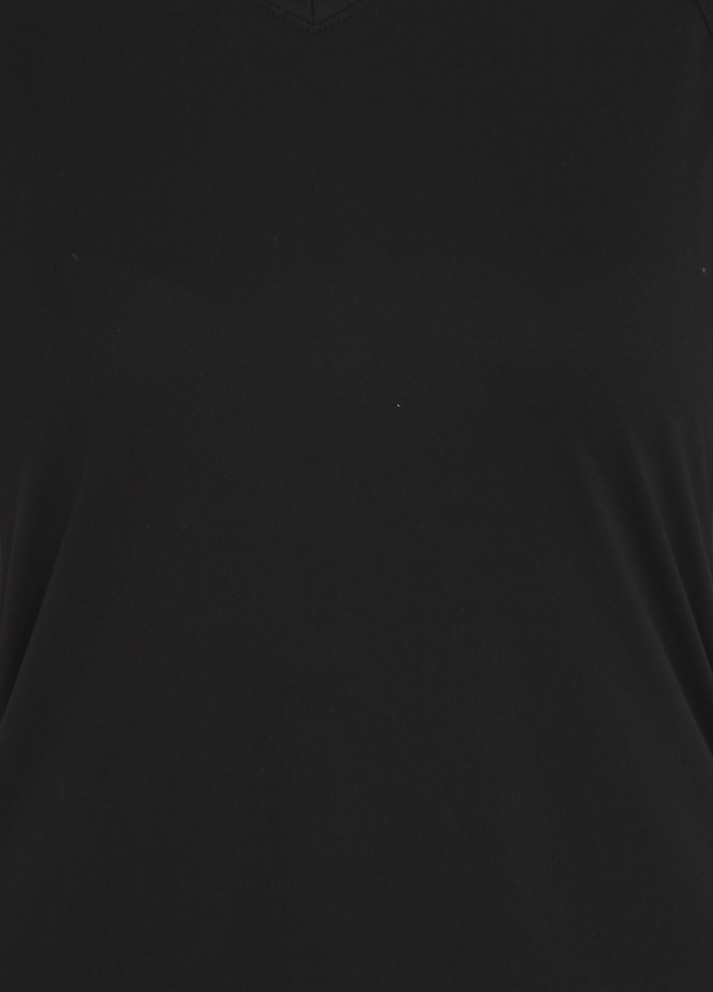 Черная летняя футболка с коротким рукавом A4