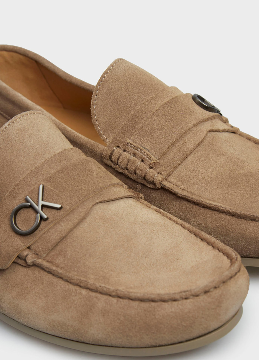 Коричневые мокасины Calvin Klein