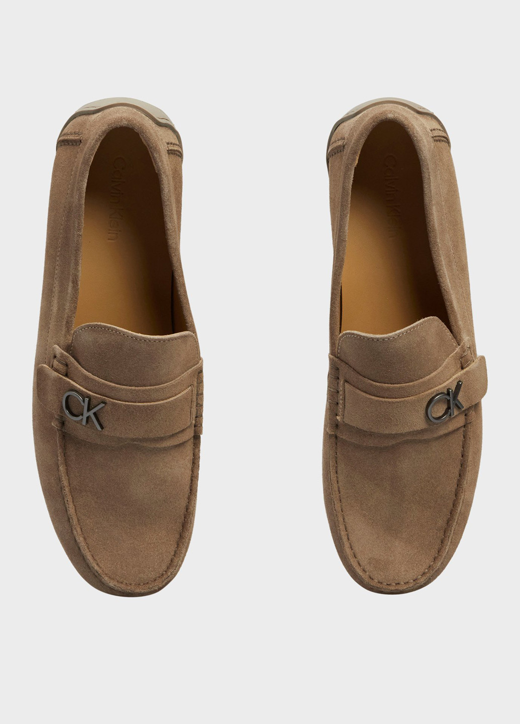 Коричневые мокасины Calvin Klein