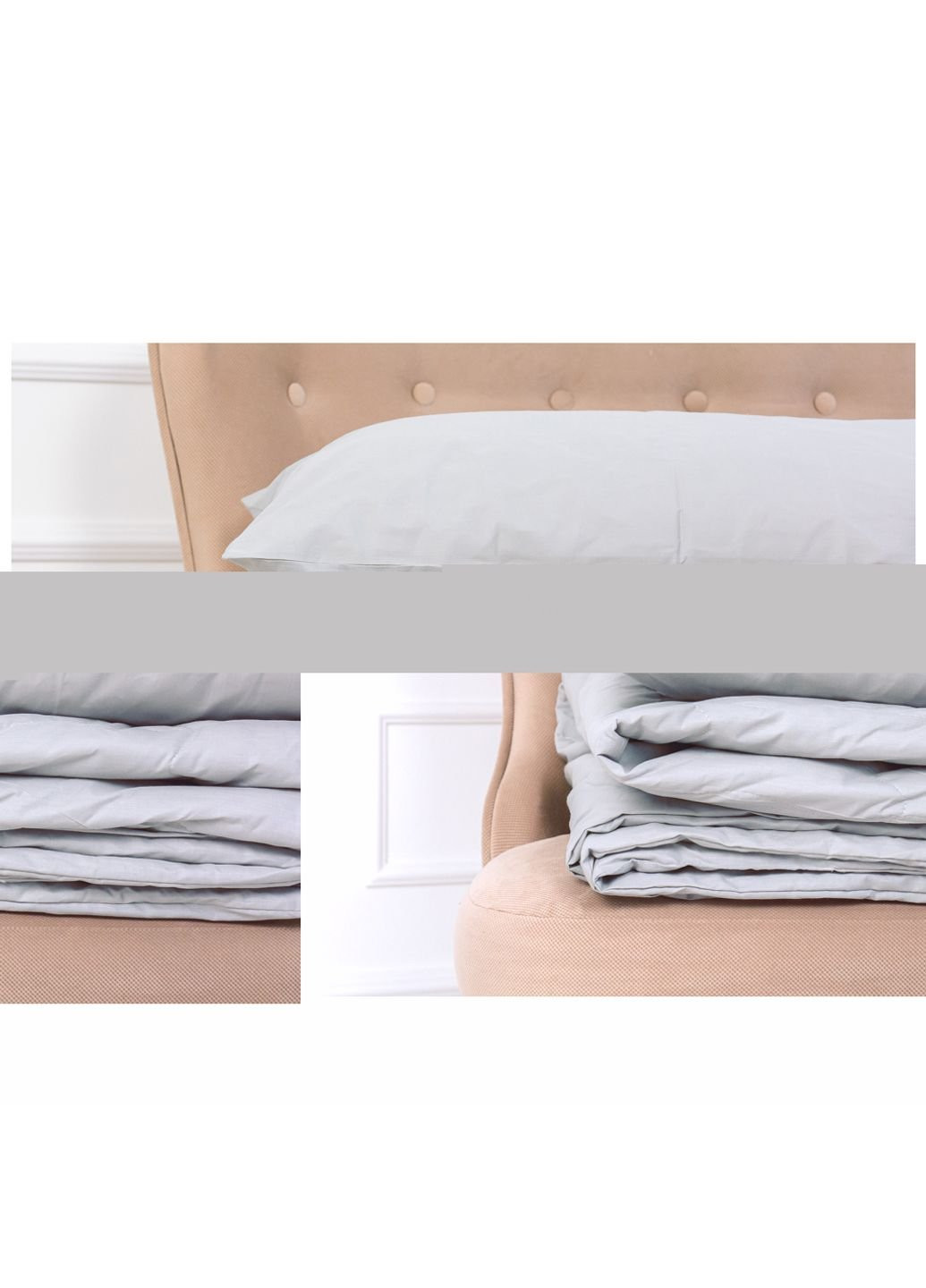 Одеяло MirSon шерстяное Летнее 2388 Light Gray 220x240 (2200003032611) No Brand (254008567)