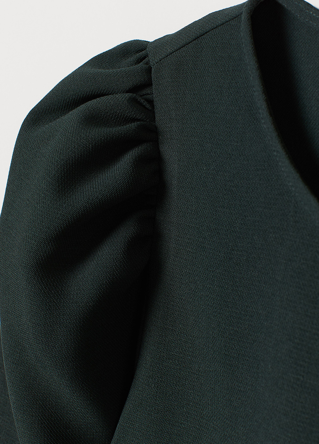 Темно-зелена кежуал сукня H&M