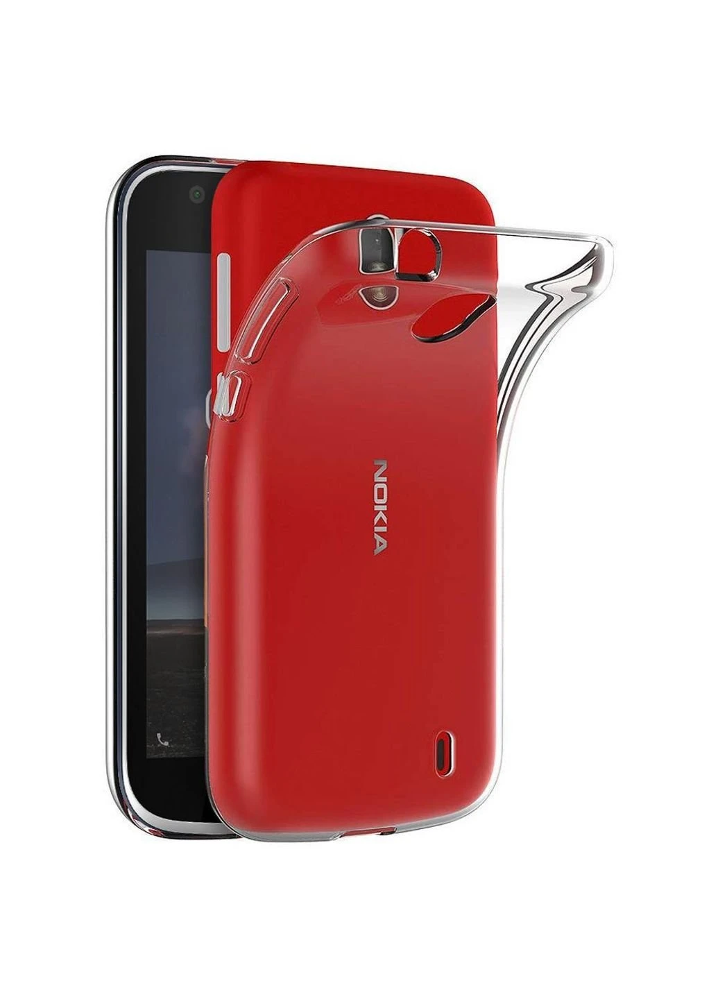 Чехол для мобильного телефона для Nokia 1 Clear tpu (Transperent) (LC-N1T) Laudtec (252570212)