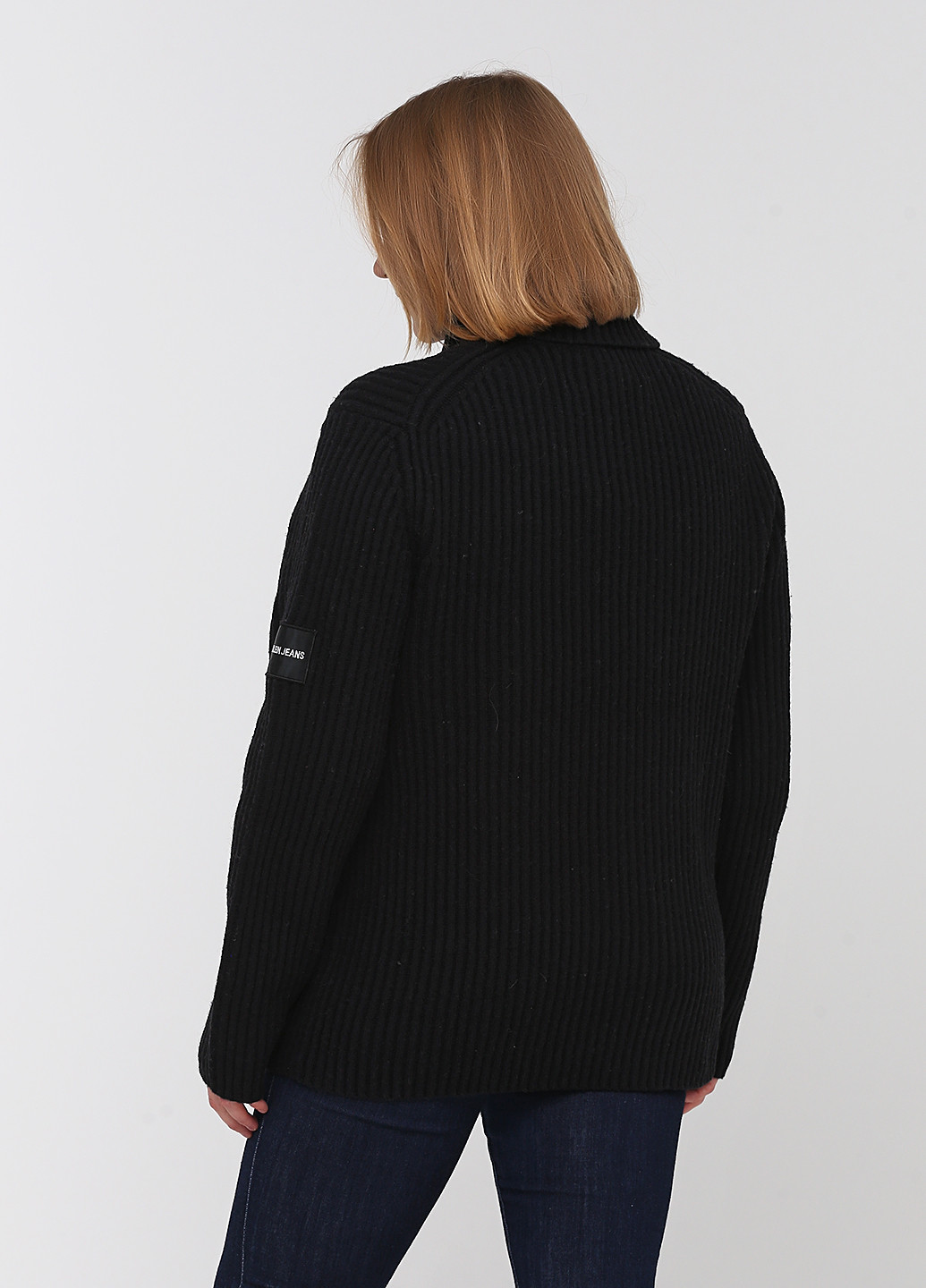 Черный демисезонный свитер Calvin Klein Jeans