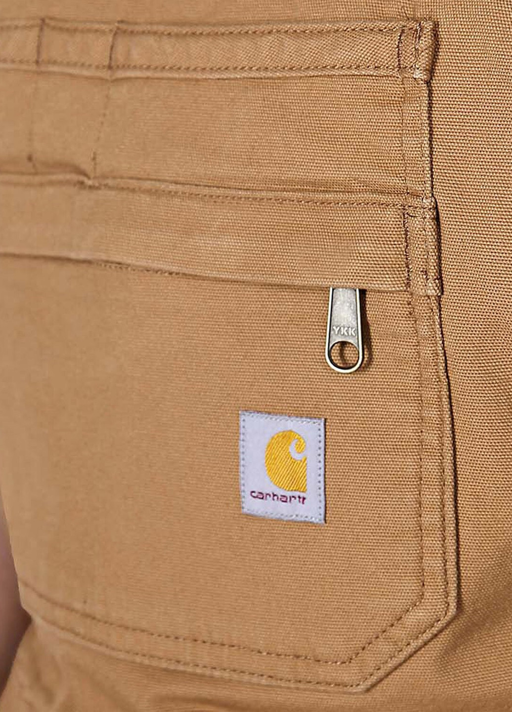 Комбінезон Carhartt комбінезон-шорти однотонний гірчичний джинсовий джинс, бавовна