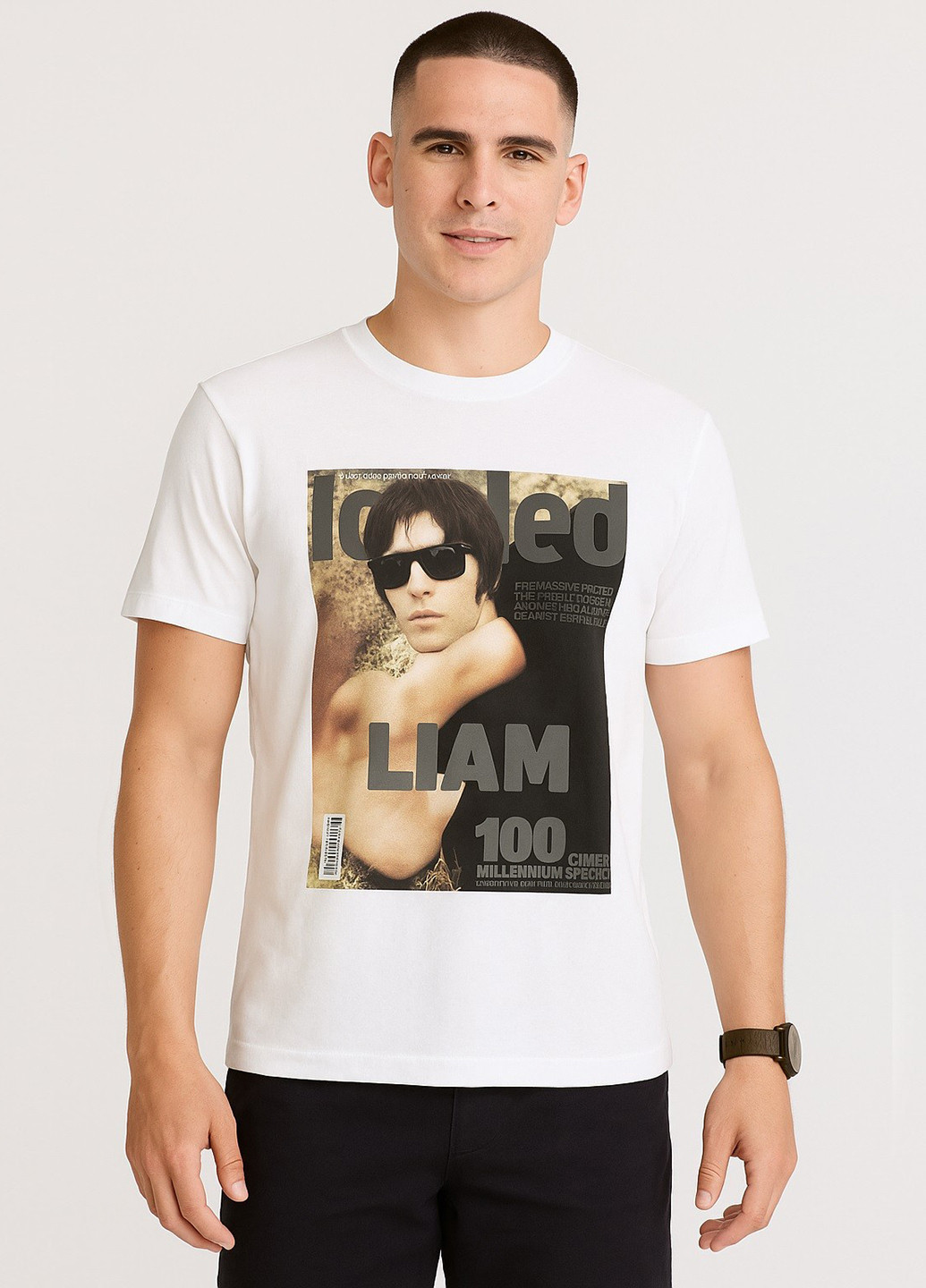 Біла футболка Smile