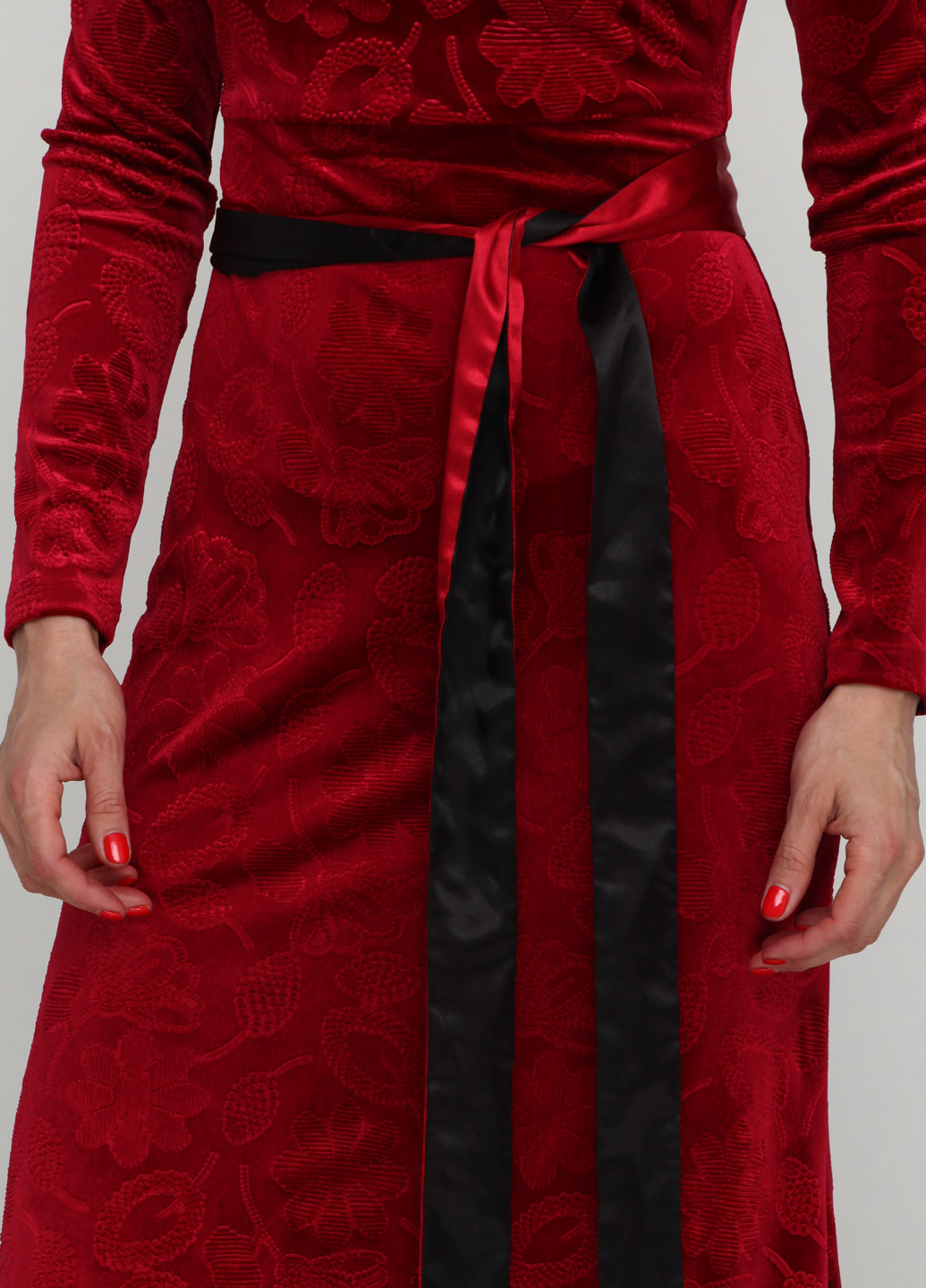 Красное вечернее платье макси Imperial однотонное