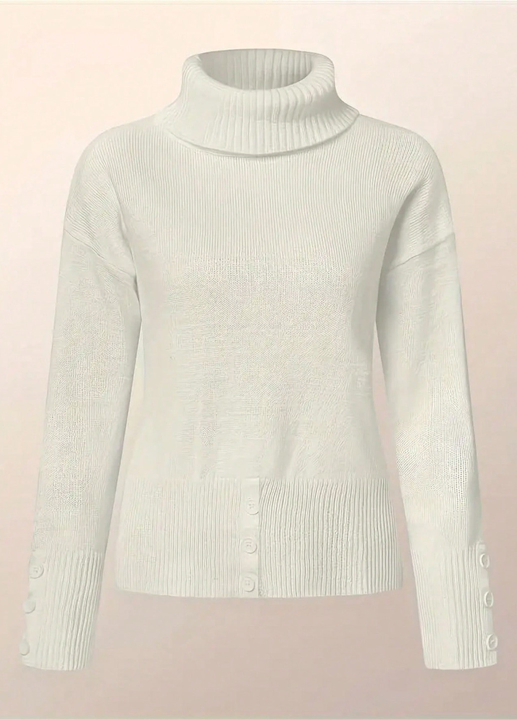 Молочний демісезонний светр SHEIN