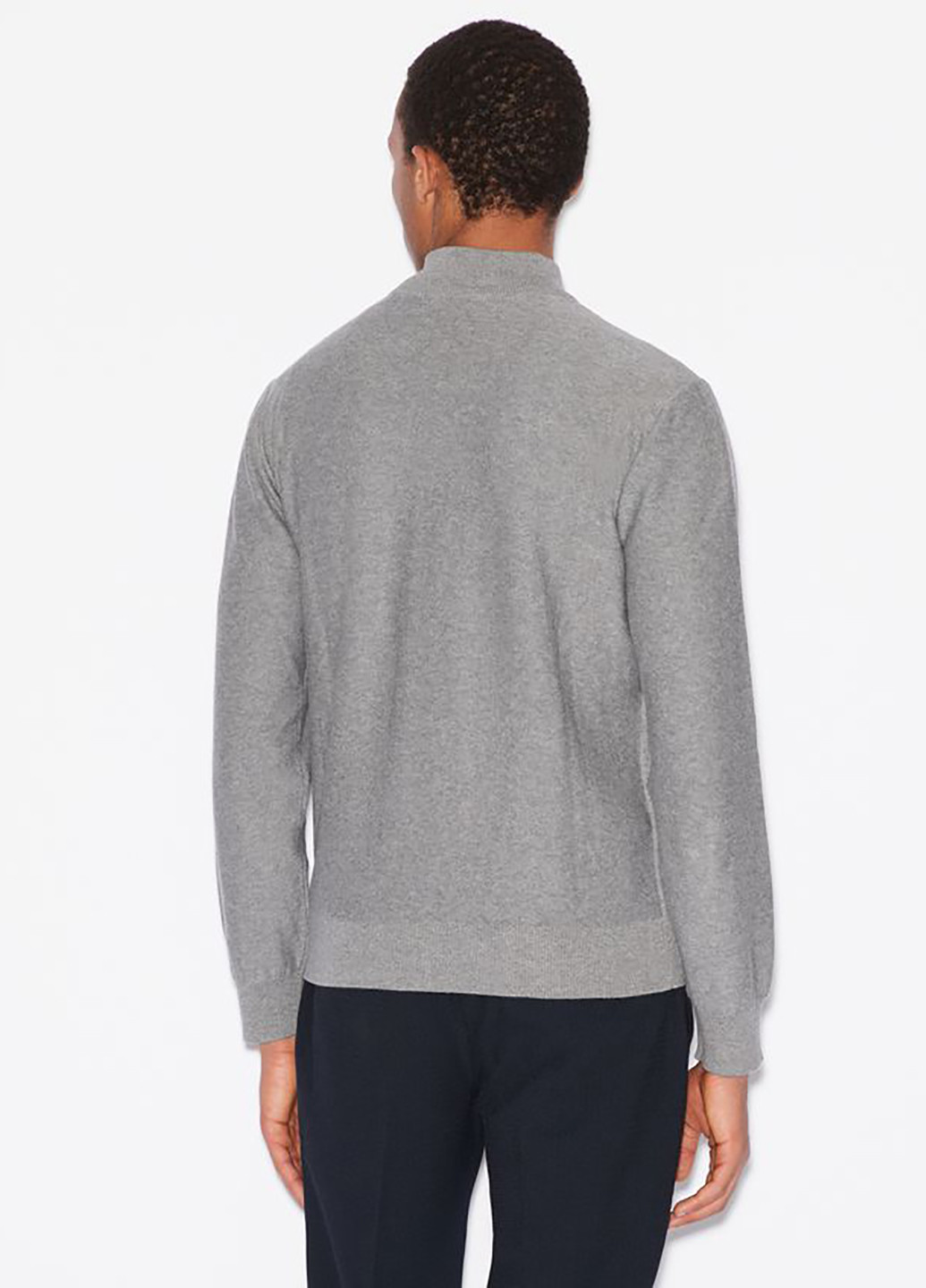 Серый демисезонный свитер Armani Exchange
