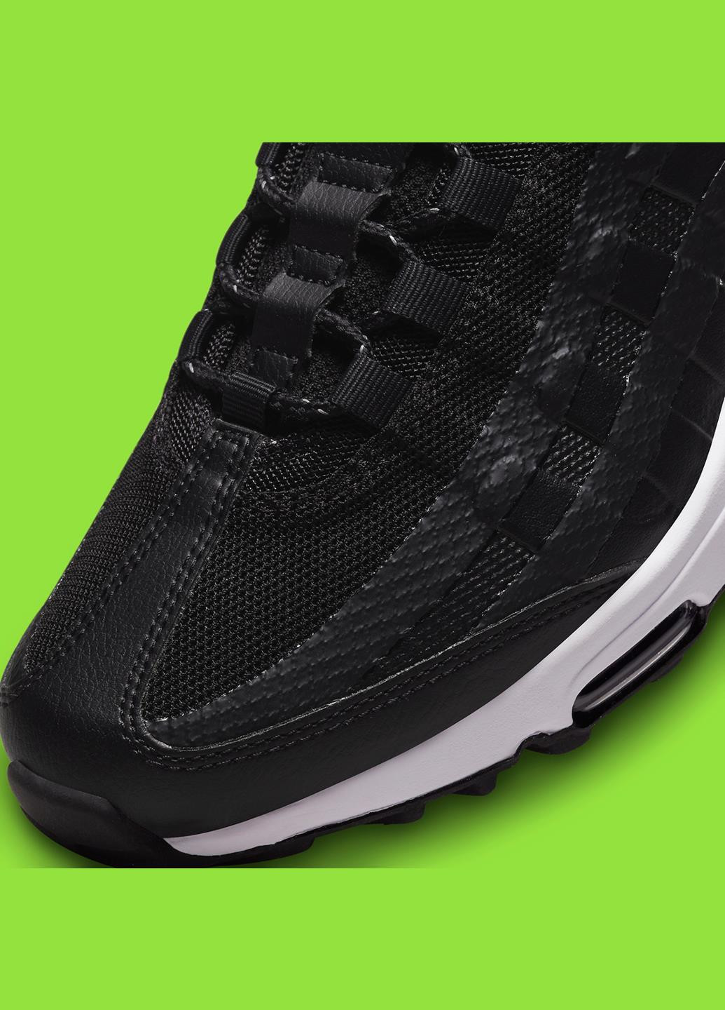 Чорно-білі Осінні кросівки fd0662-002 Nike Air Max 95 Ultra