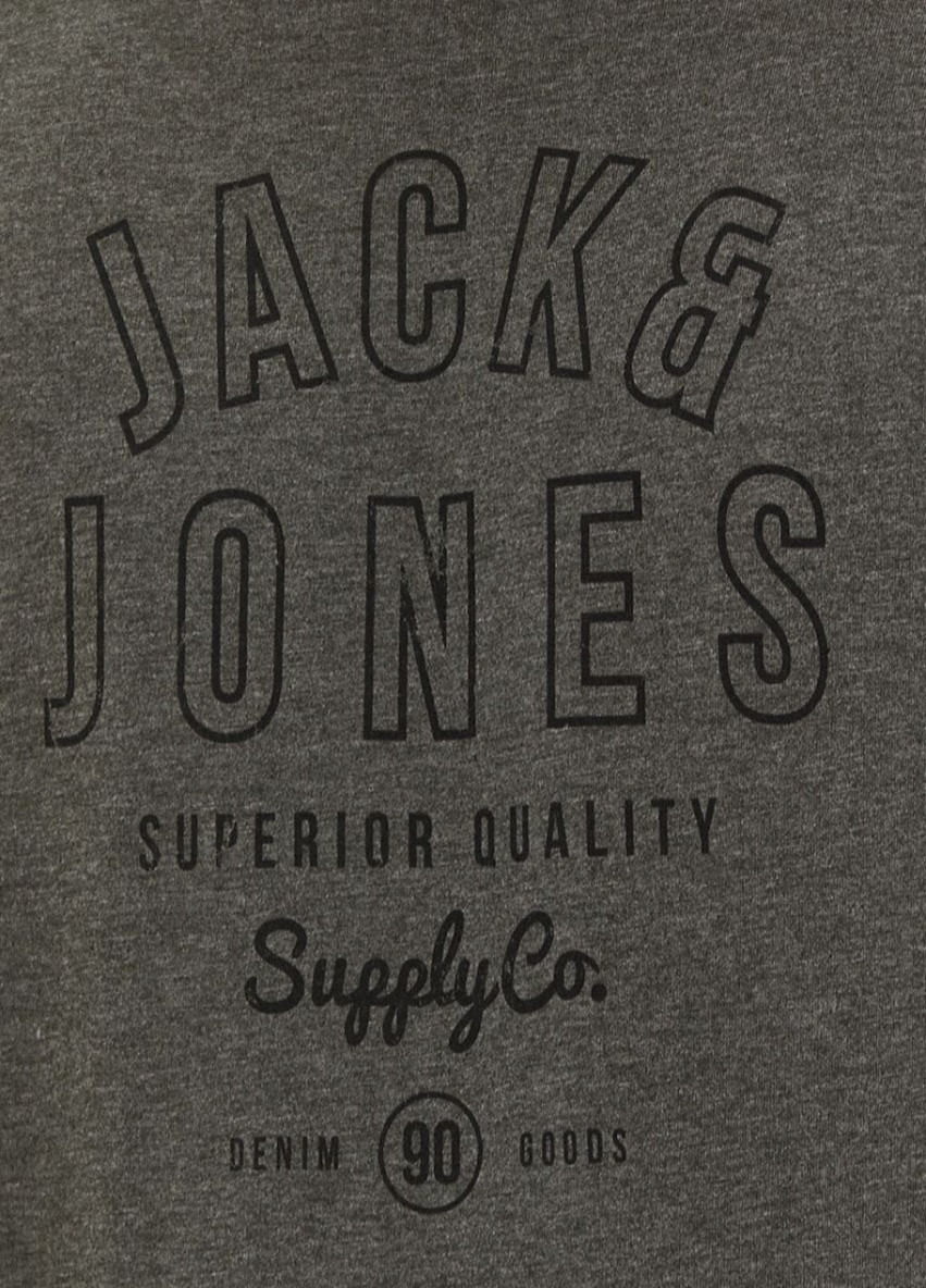 Хаки (оливковая) футболка JACK&JONES 12190510 gr