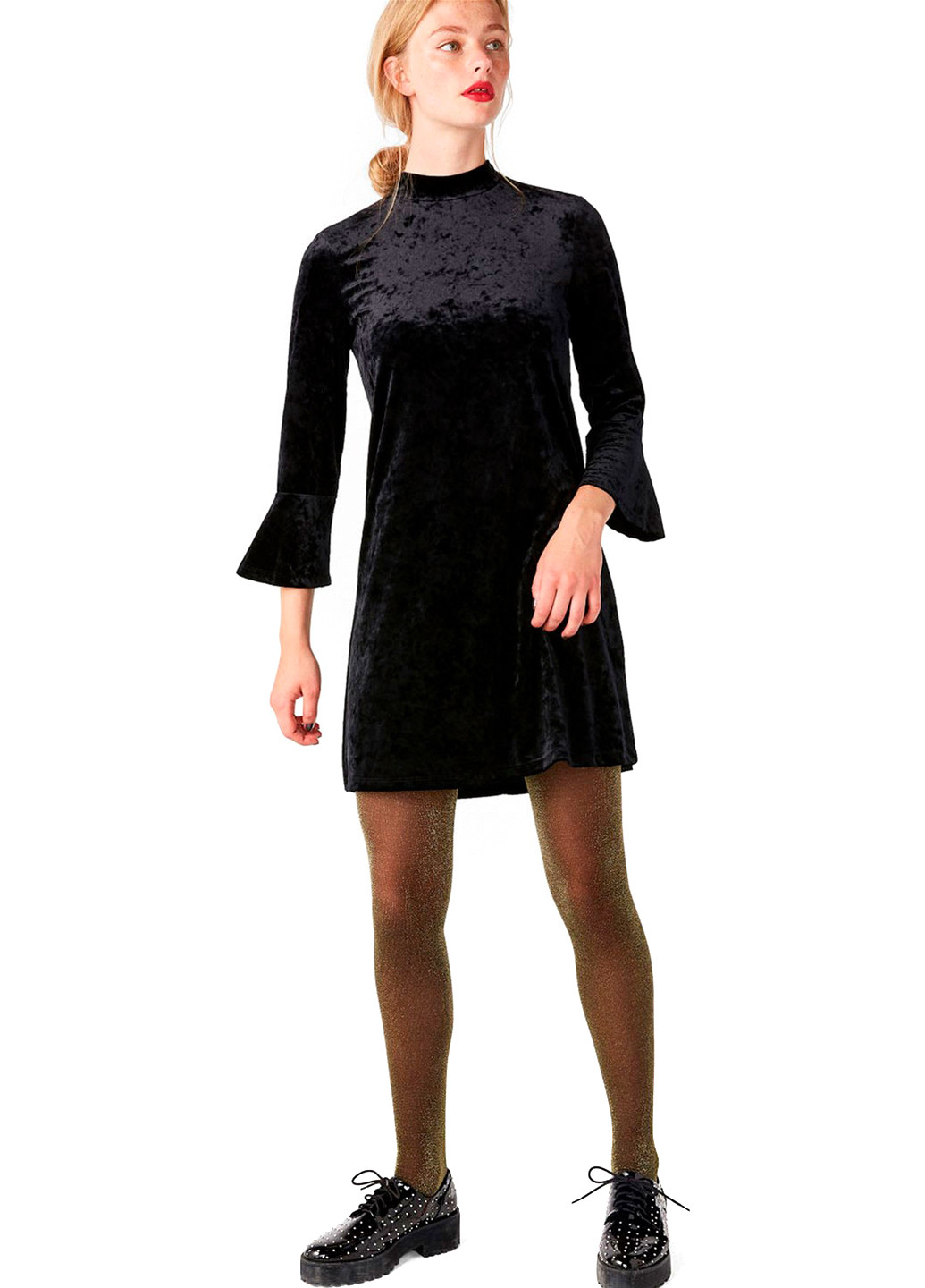 Черное кэжуал платье Monki