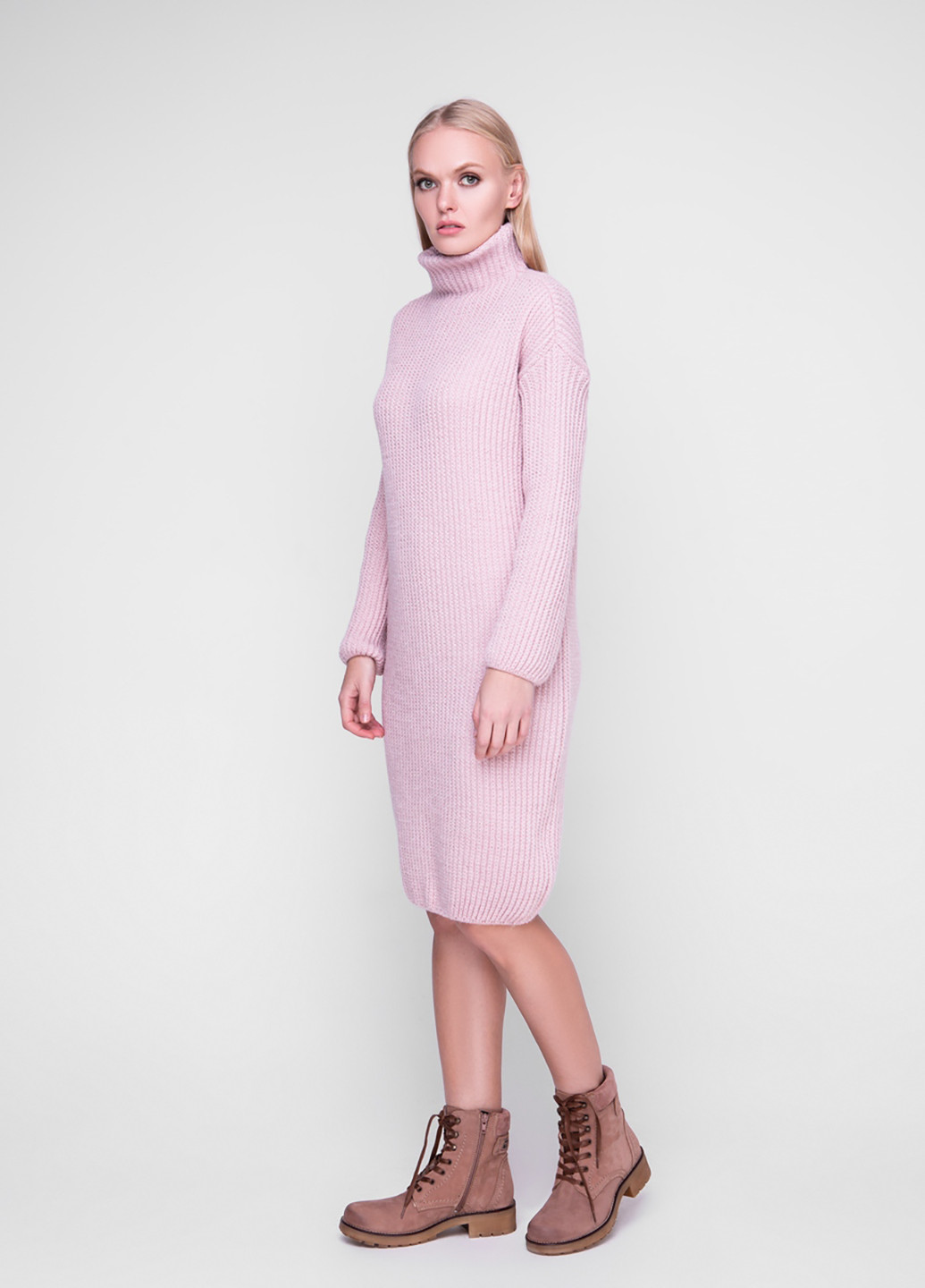 Светло-розовое кэжуал платье Sewel однотонное