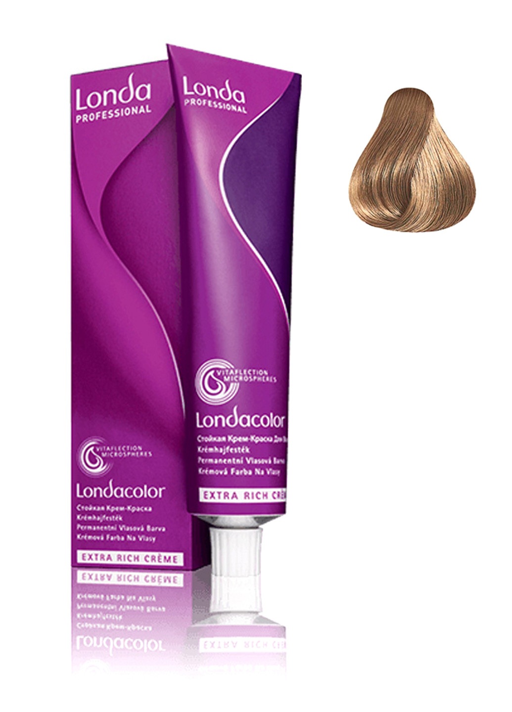 Крем-краска для волос №8 (натуральный светлый блондин), 60 мл Londa Professional (113785681)