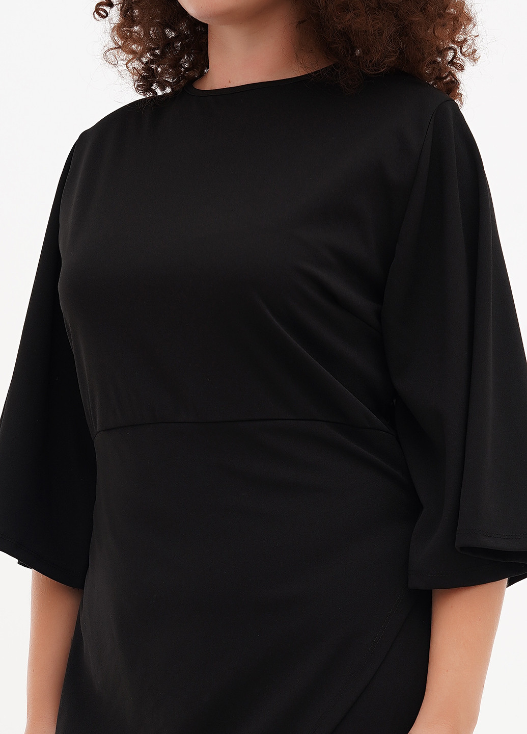 Черное кэжуал платье футляр Boohoo однотонное