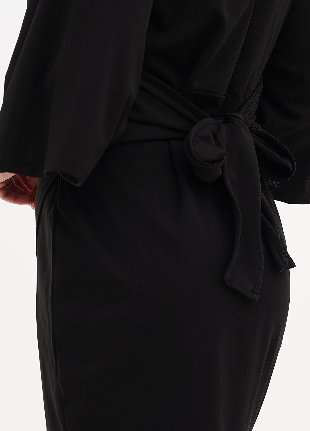 Черное кэжуал платье футляр Boohoo однотонное