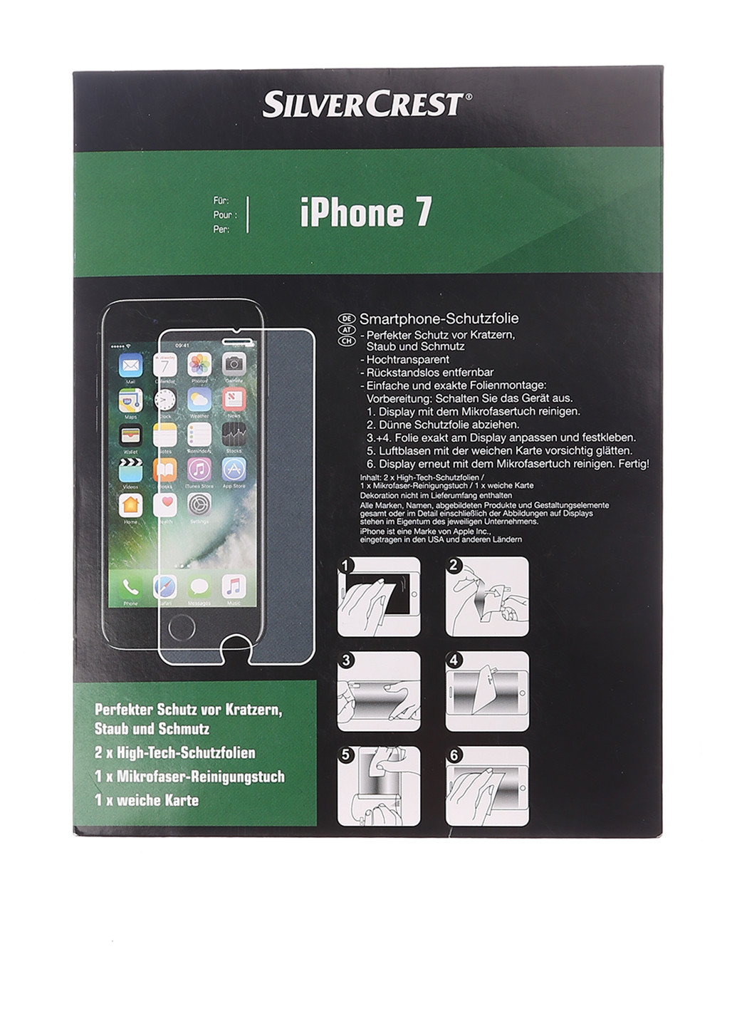 Защитная пленка для iphone 7 Silver Crest (97224449)