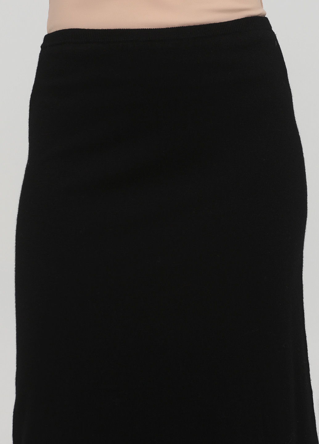 Черная кэжуал однотонная юбка The J. Peterman Company карандаш