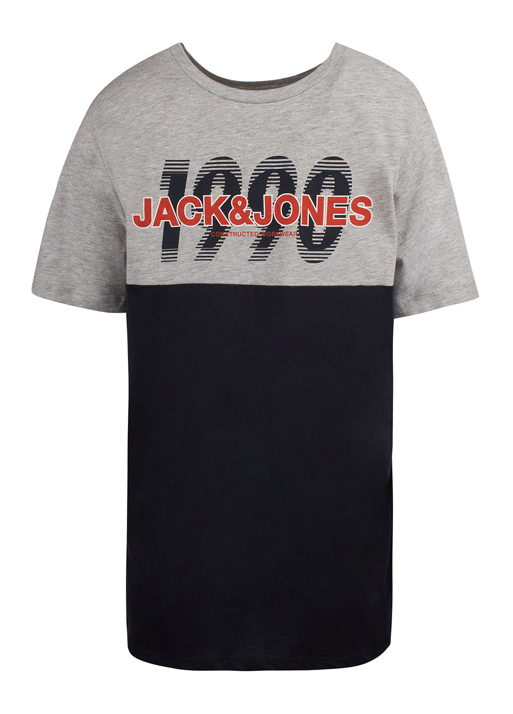 Сіра футболка Jack & Jones
