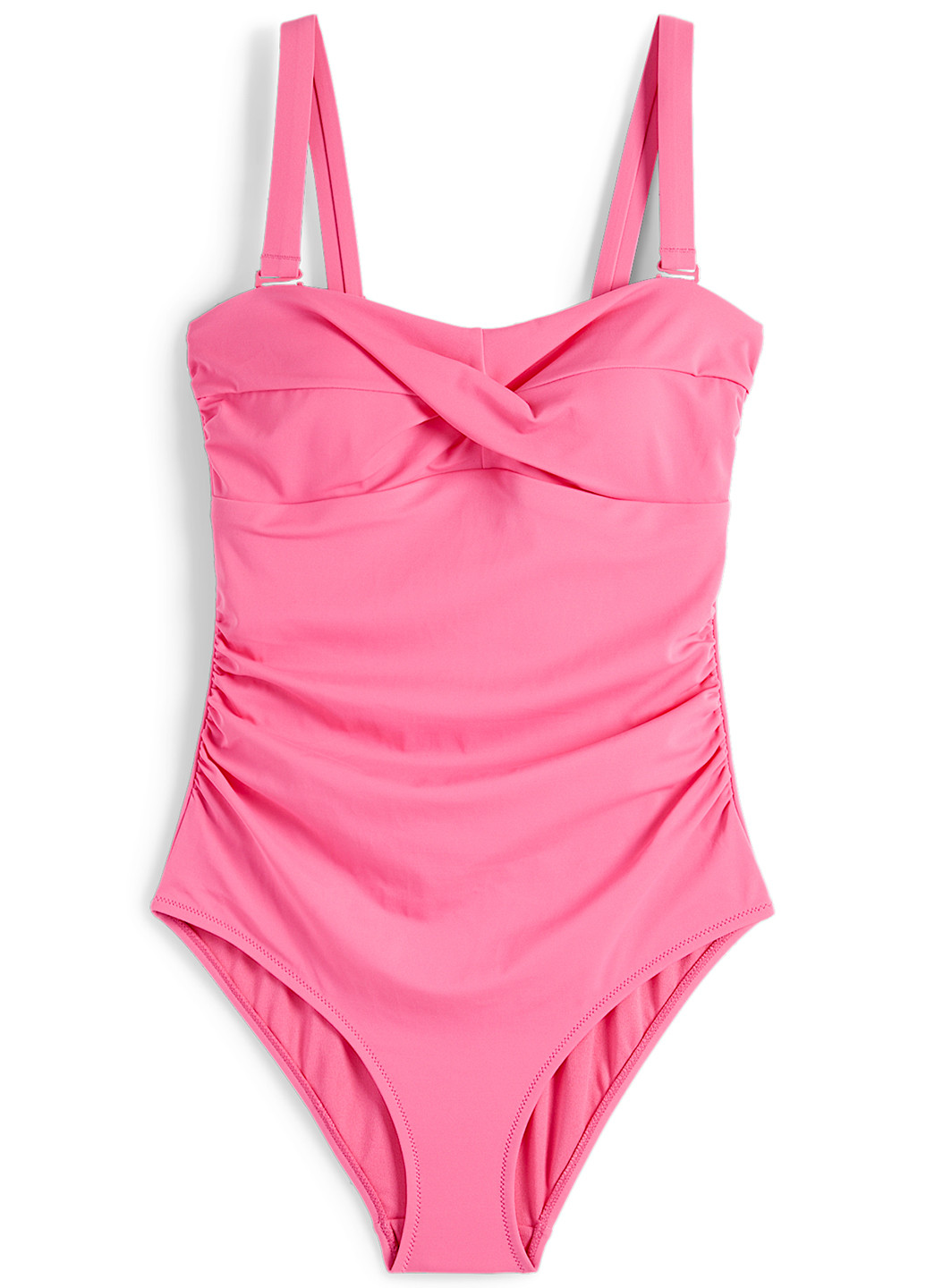 Розовый летний купальник слитный C&A