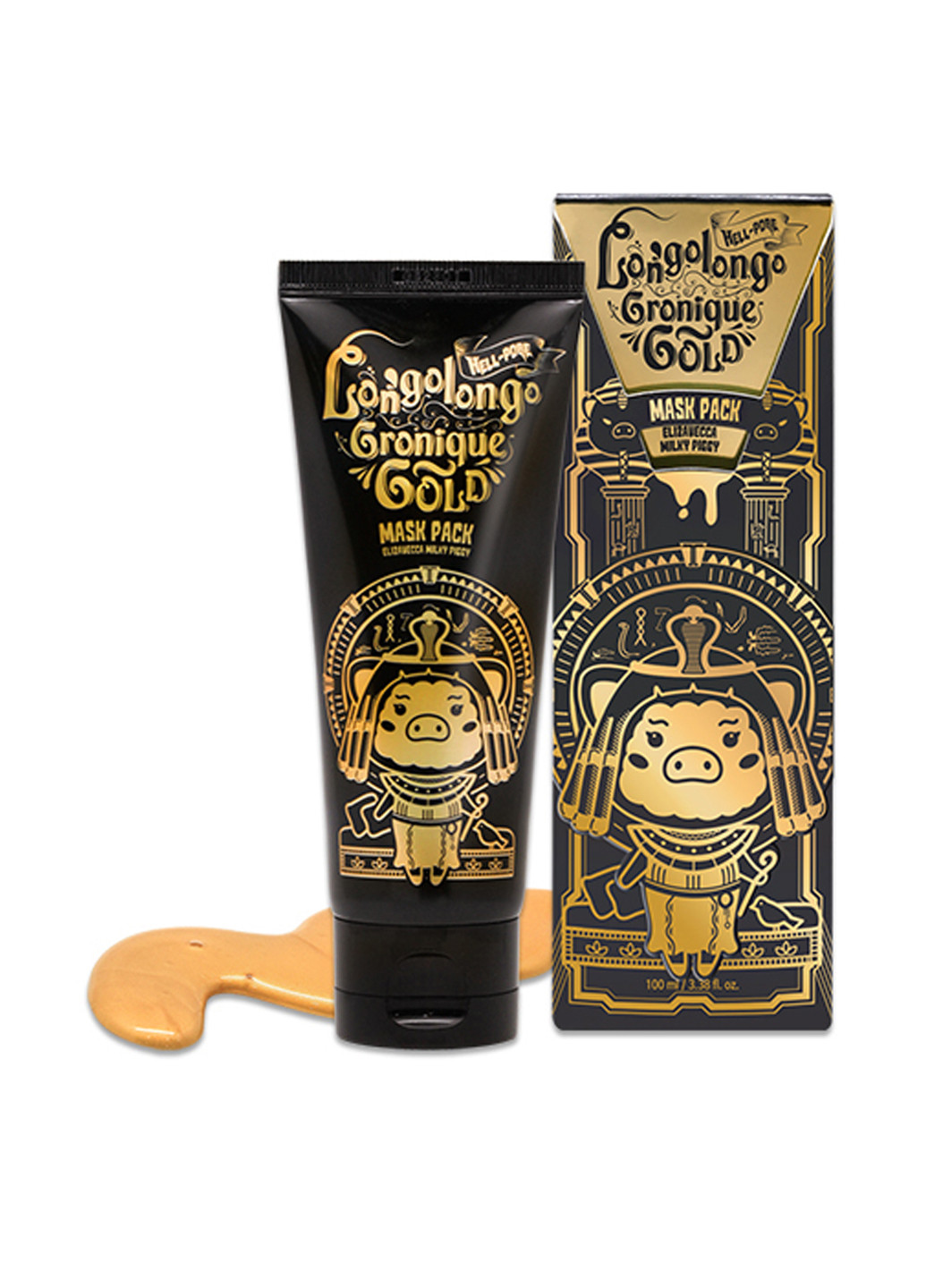 Маска-плівка з золотом Milky Piggy Hell-Pore Longolongo Gronique Gold Mask Pack, 100 мл Elizavecca (68966852)