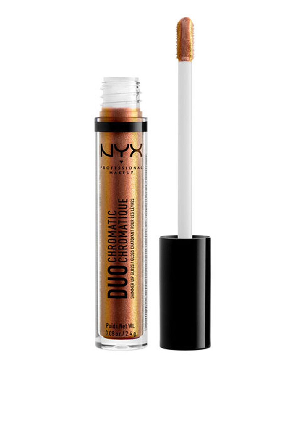 Блеск для губ Duo Chromatic Lip Gloss Fairplay, 2,4 мл NYX Professional Makeup (72565021)