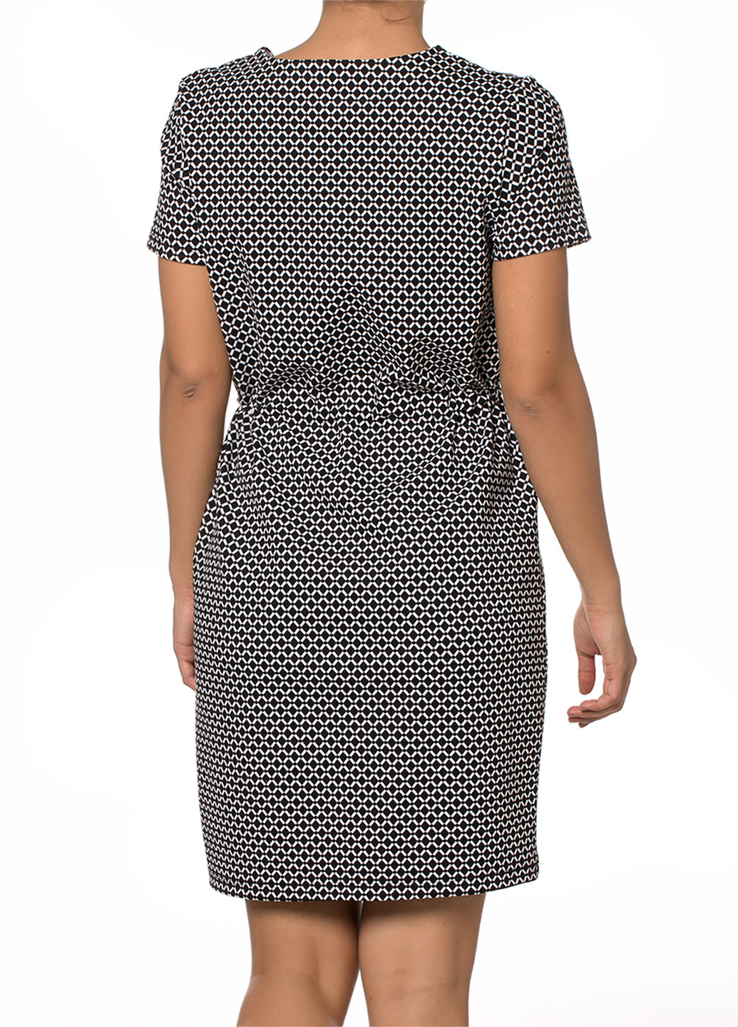 Ночная рубашка DoReMi геометрическая чёрно-белую домашняя хлопок