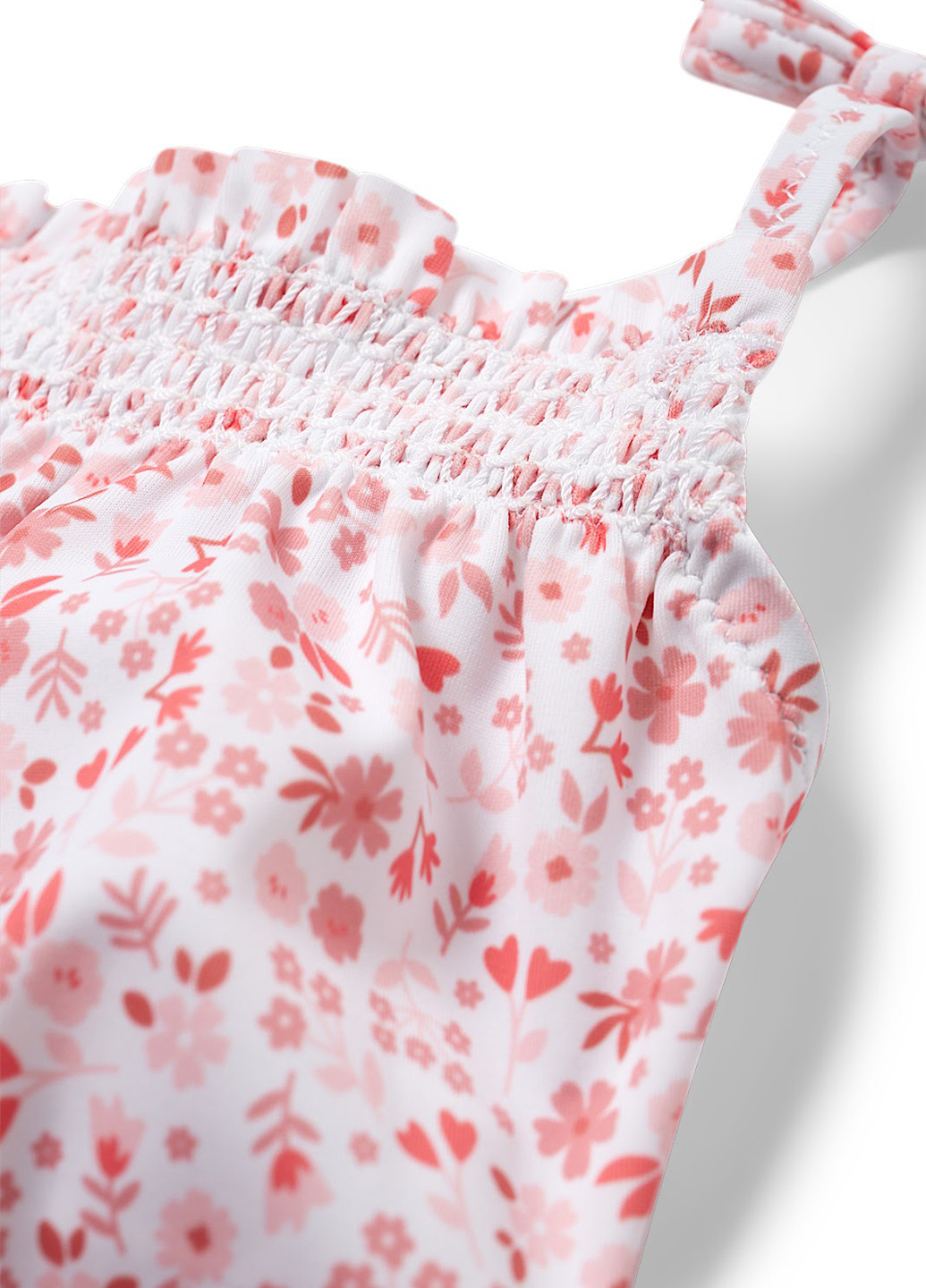 Белый летний комплект (купальник, панама) слитный C&A