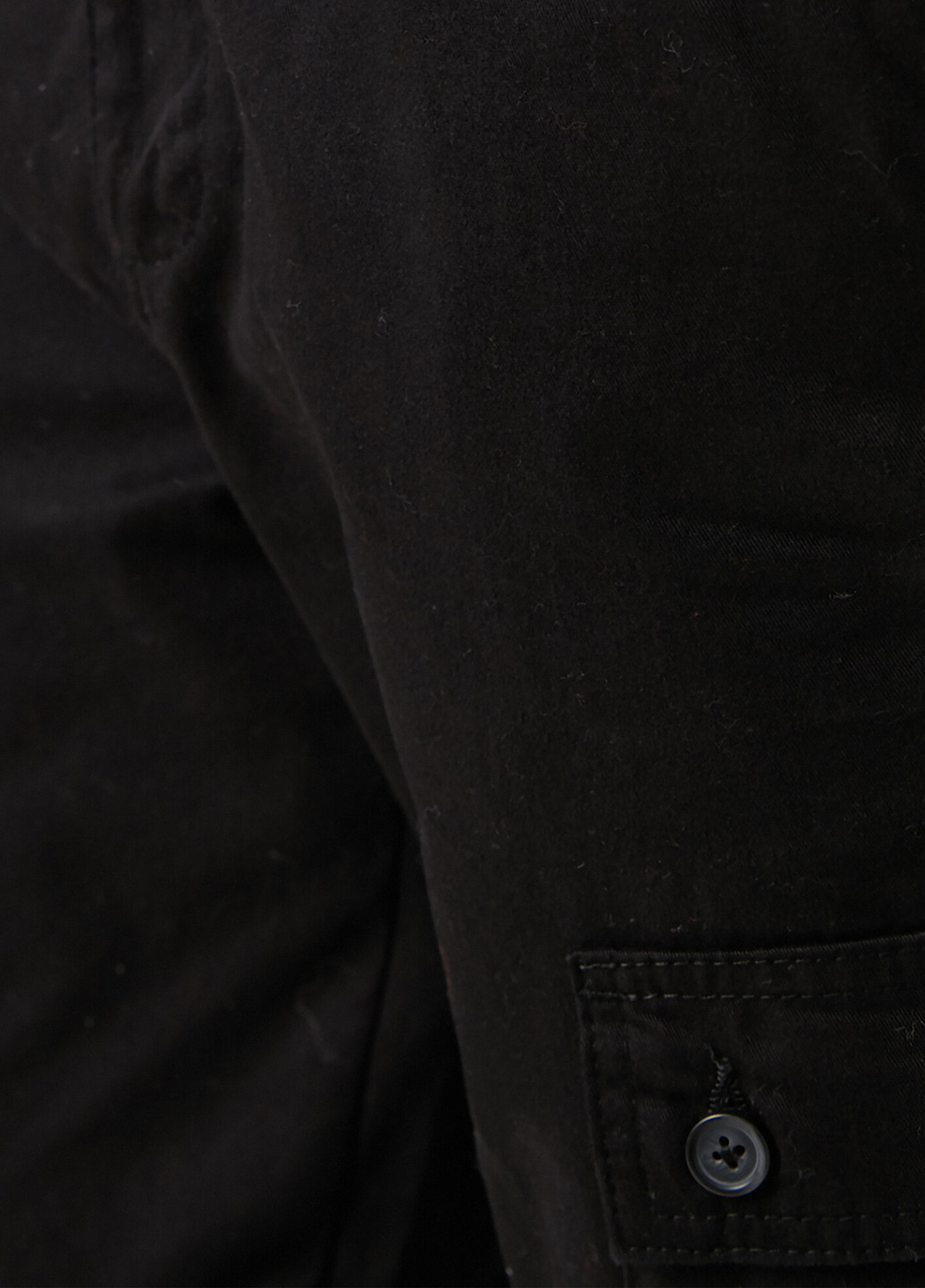Черные кэжуал демисезонные укороченные, карго, зауженные брюки KOTON