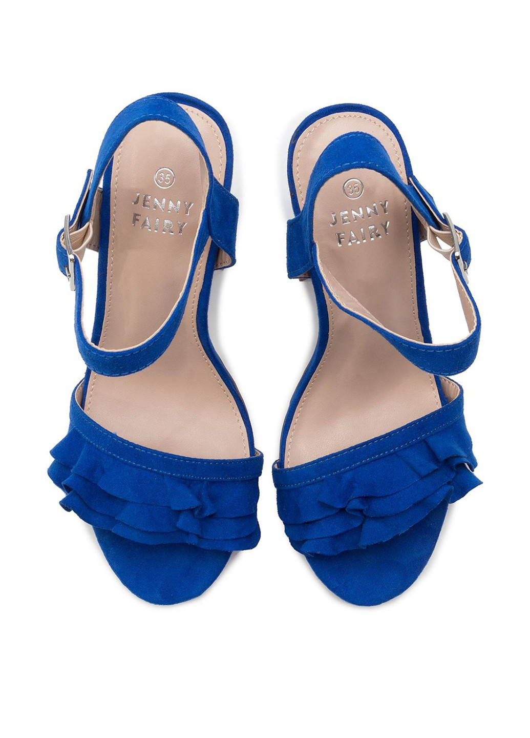 Синие сандалі jenny fairy ls4979-05 Jenny Fairy с ремешком оборки