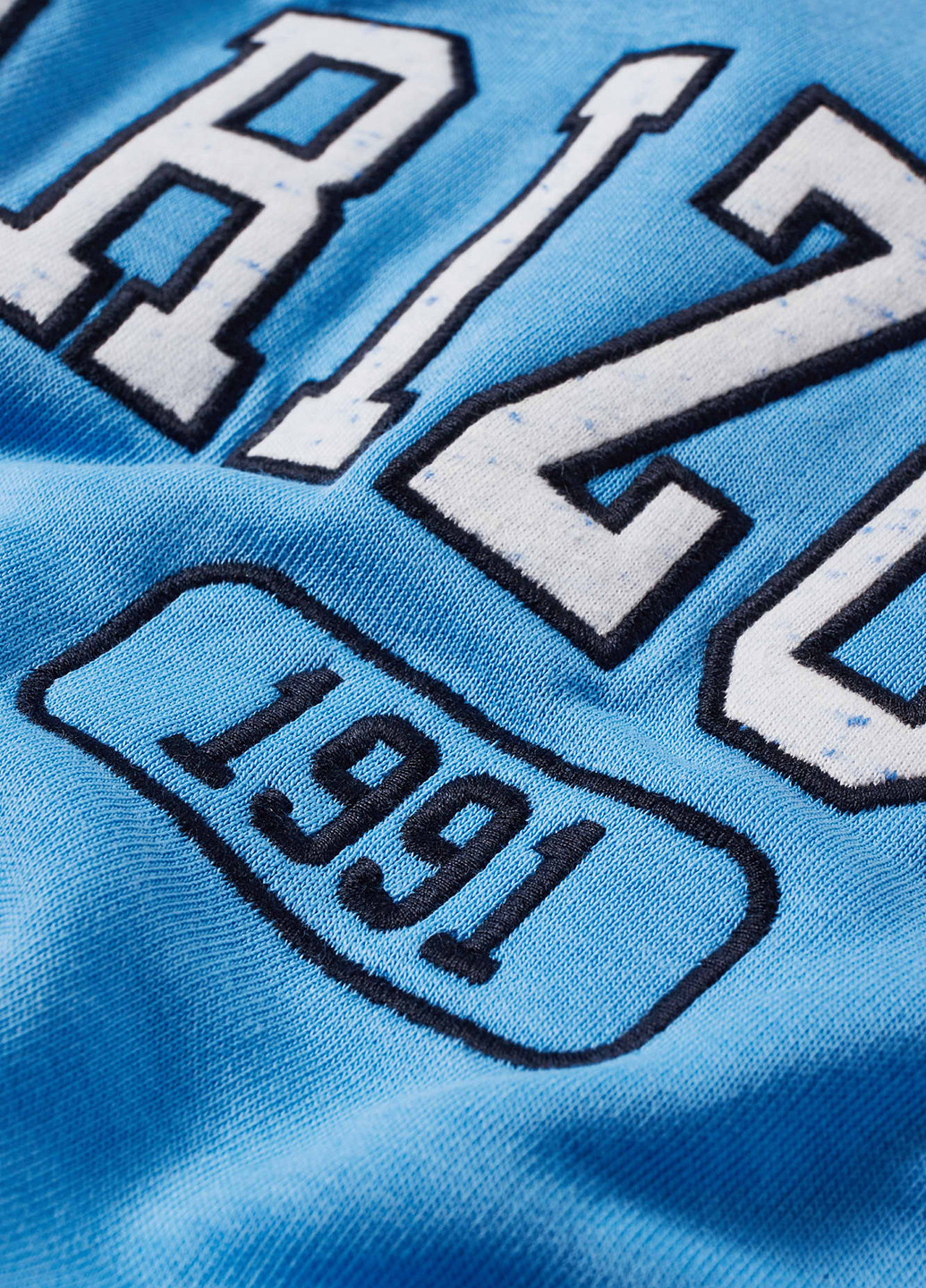 Голубой свитшот C&A надпись без декора (259204182)