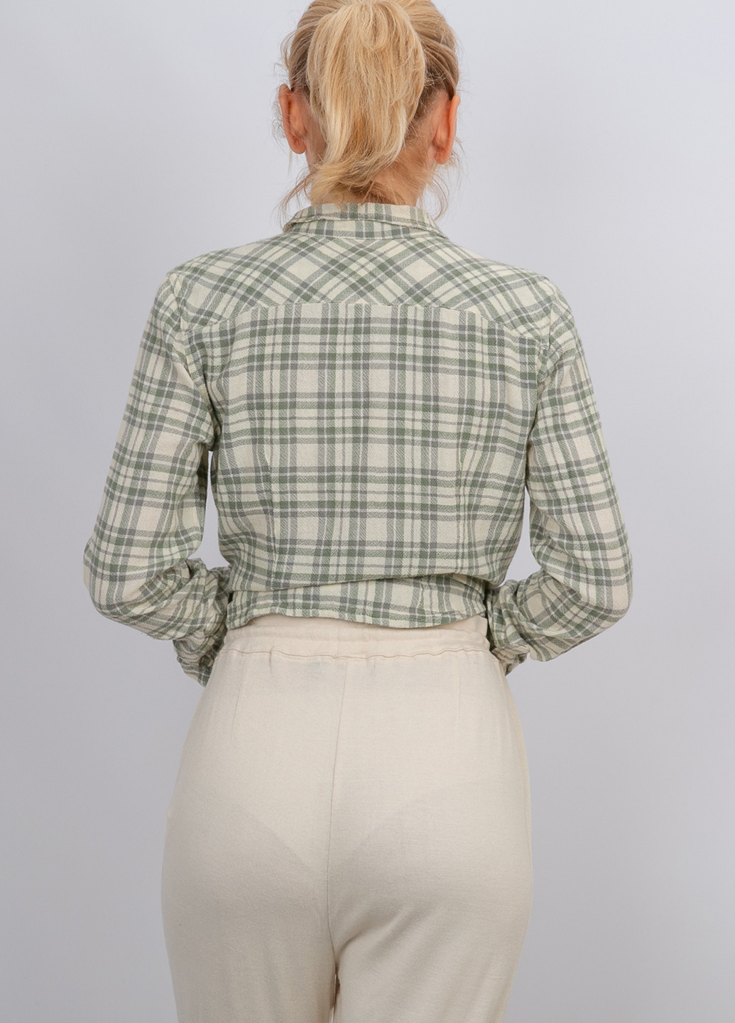 Оливковая кэжуал рубашка в клетку Ralph Lauren