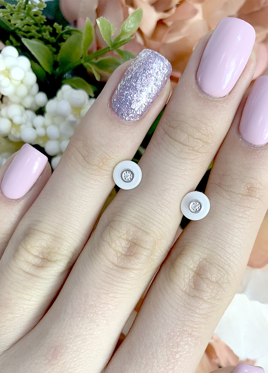 Сережки Silver Flame (164342294)