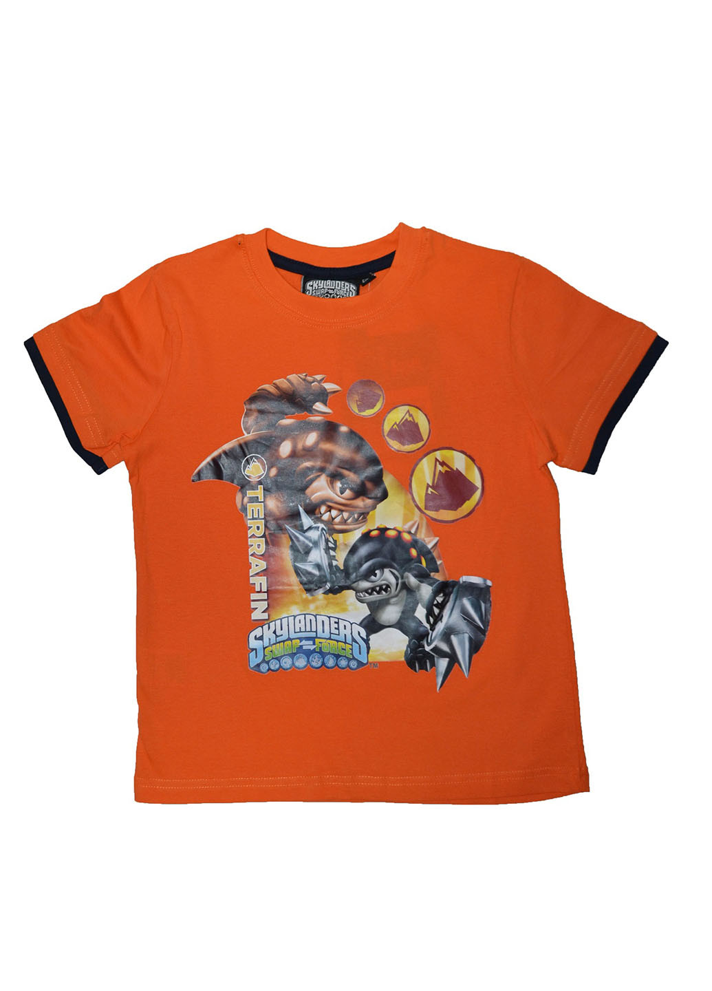 Оранжевая летняя футболка с коротким рукавом LamaLoli