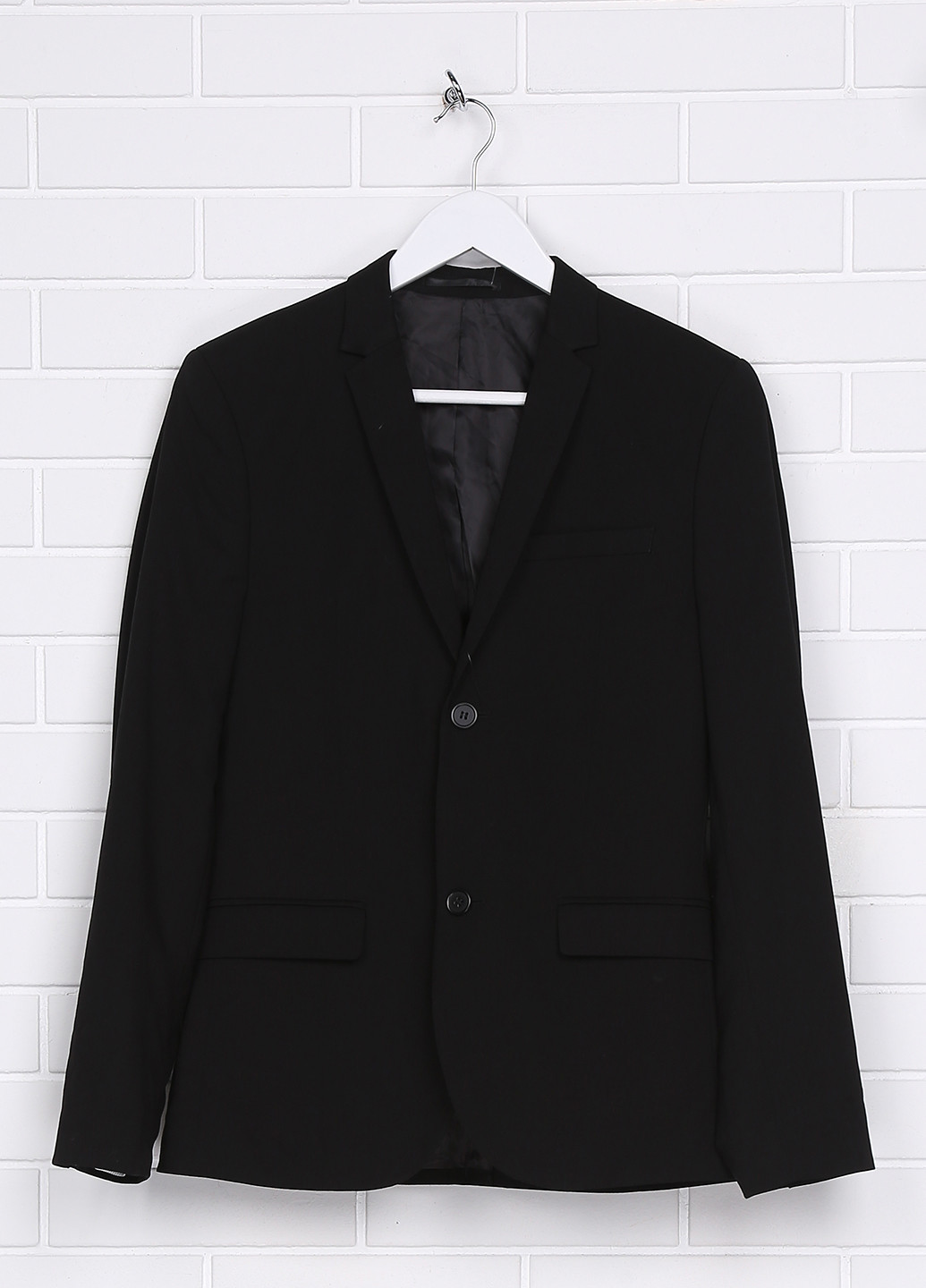 Пиджак H&M с длинным рукавом комбинированный деловой