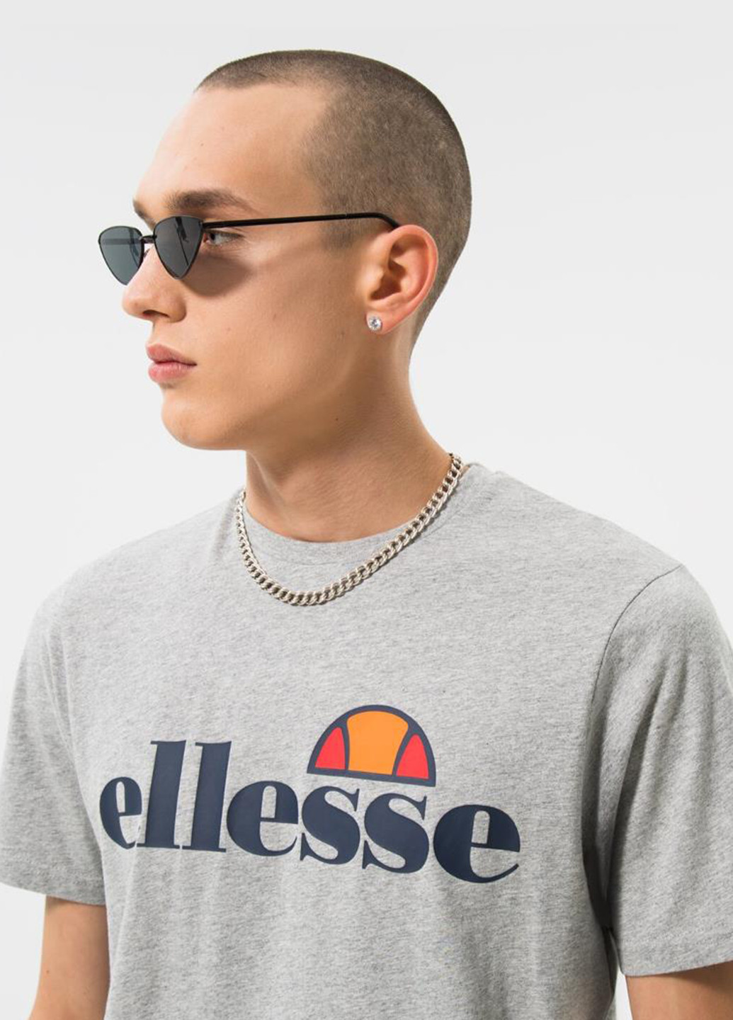 Сіра футболка shc07405-112 Ellesse SL Prado Tee