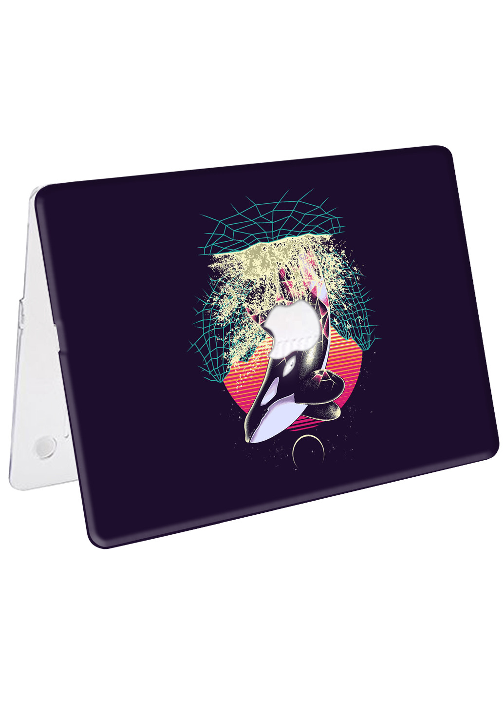 Чохол пластиковий для Apple MacBook Air 13 A1932/A2179/A2337 Арт кит (Art whale) (9656-2171) MobiPrint (218988132)