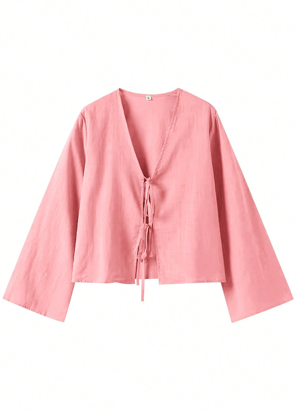 Розовый женский жакет SHEIN однотонный - демисезонный