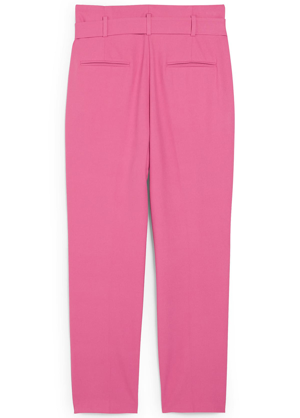 Розовые кэжуал демисезонные каррот, укороченные брюки C&A